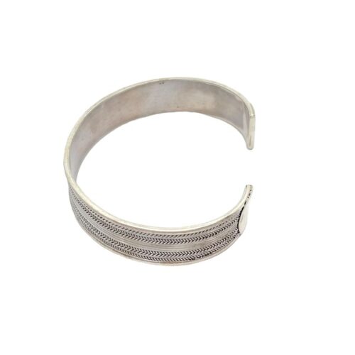 Titan Glow Silver Kada - Left
