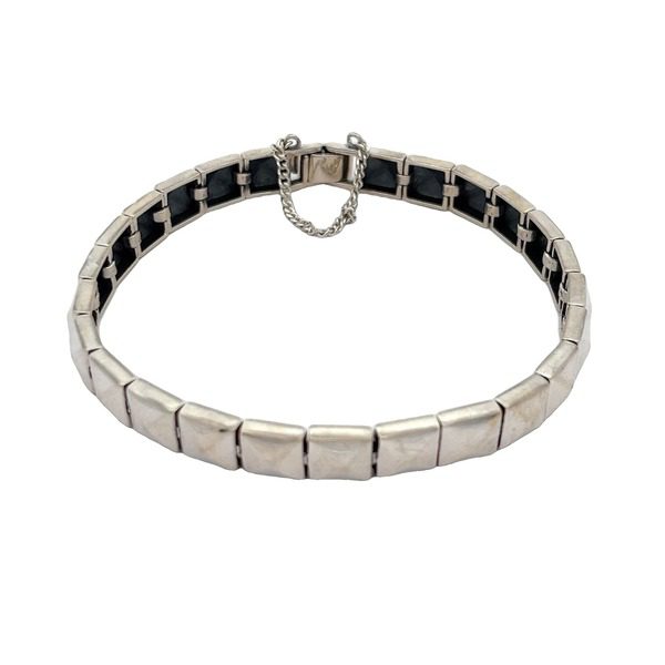 Moonlit Silver Bracelet | Mustafa Jewellery Singapore