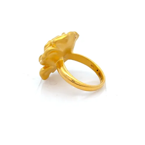 Exquisite Rose Ring - Left | Mustafa Jewellery Singapore