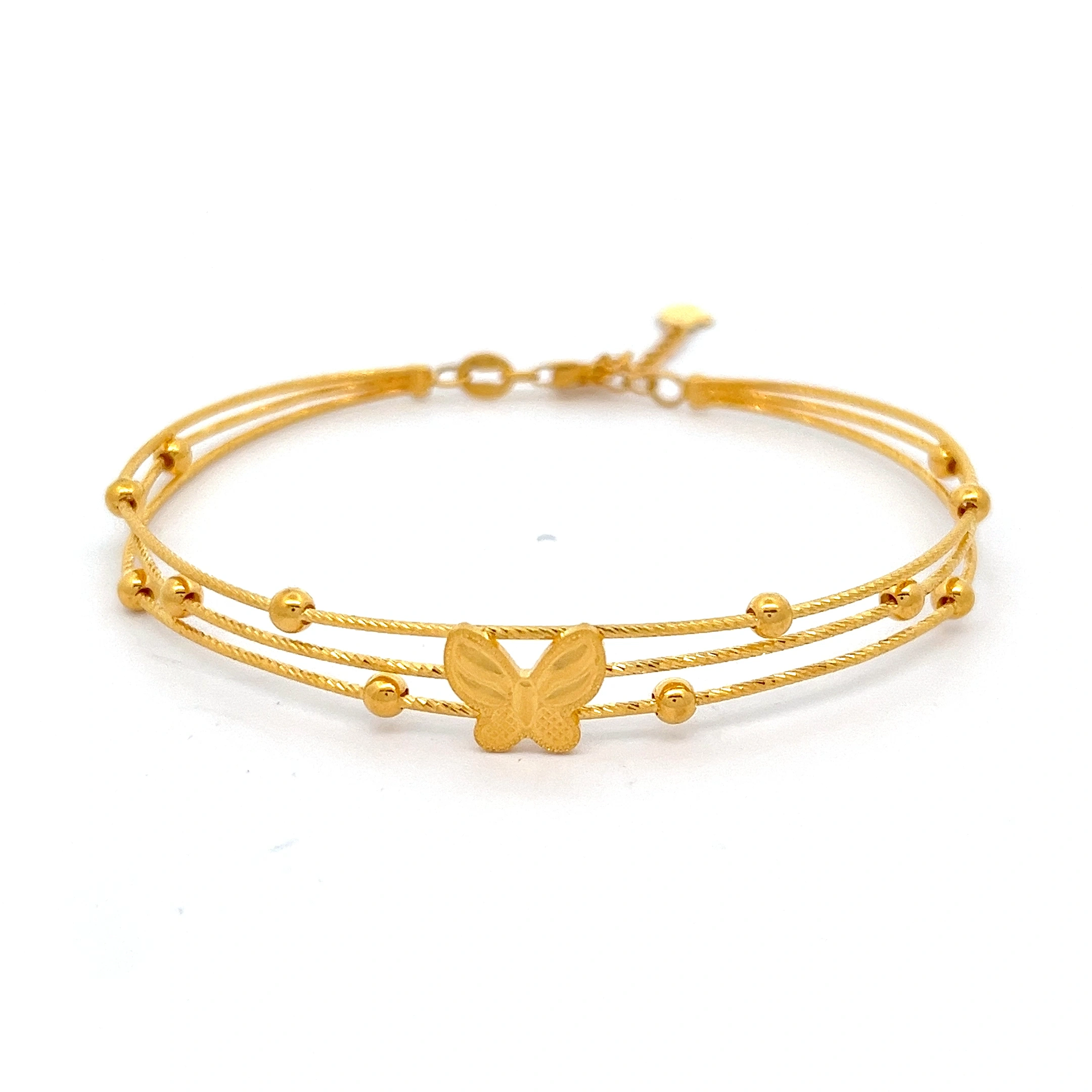 Golden Butterfly Bangle | Mustafa Jewellery Singapore