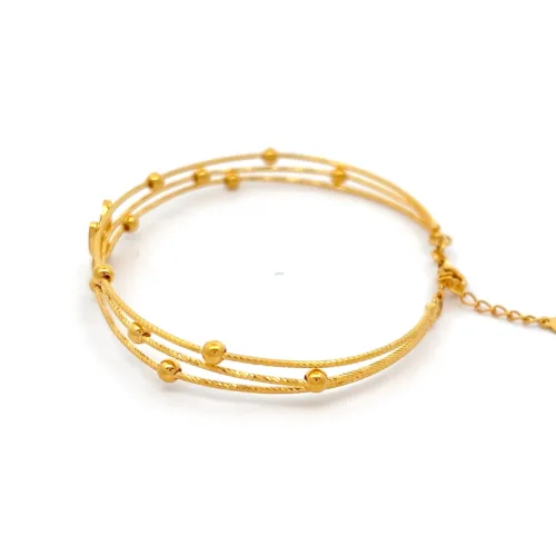 Golden Butterfly Bangle - Left