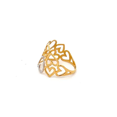 Heart's Embrace Ring - Left