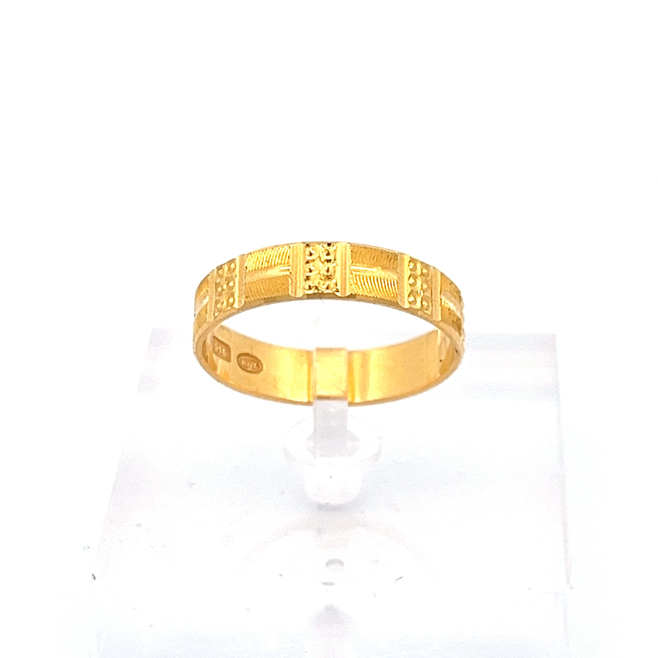 Aztec Pattern Ring | Mustafa Jewellery Singapore