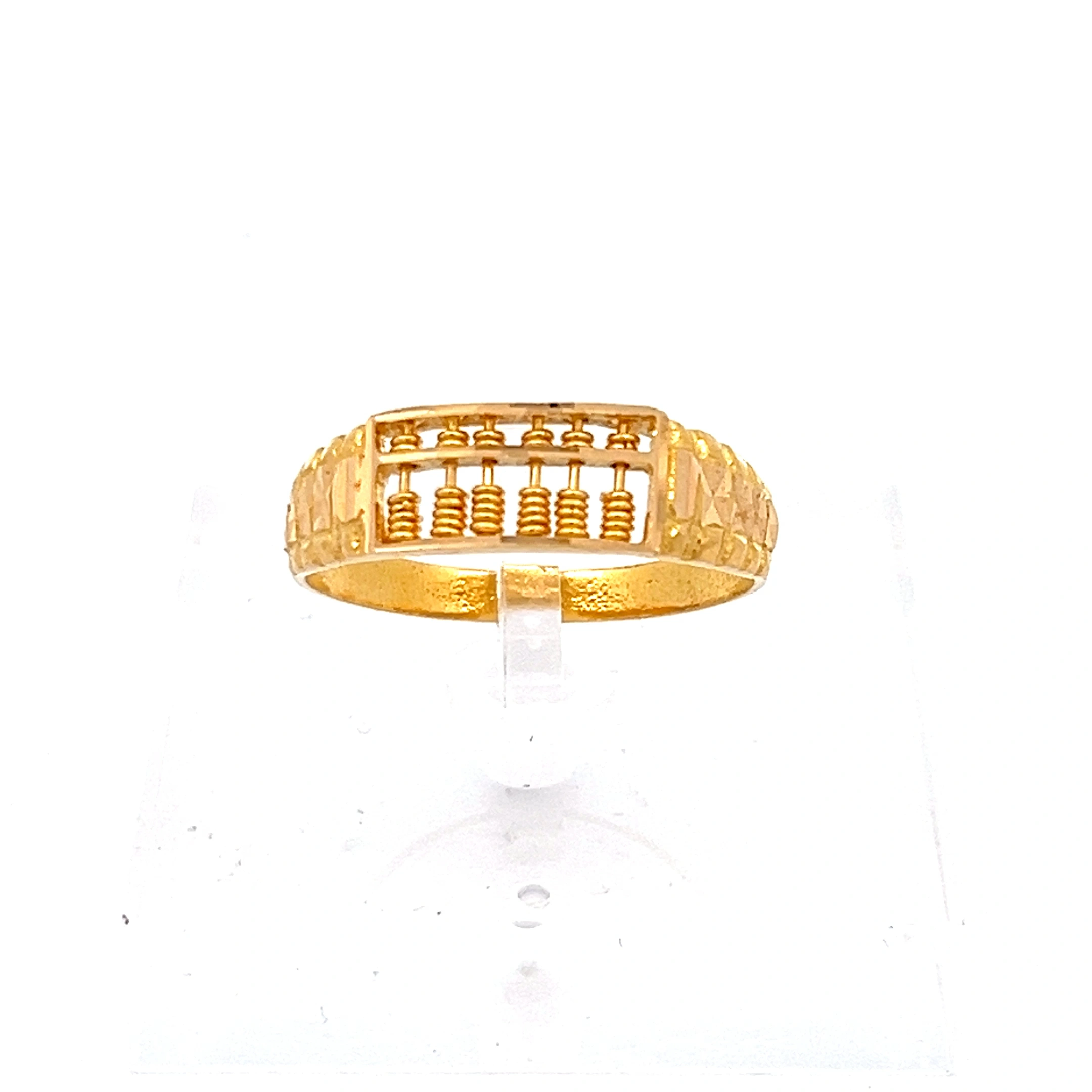 Abacus Scroll Ring | Mustafa Jewellery Singapore