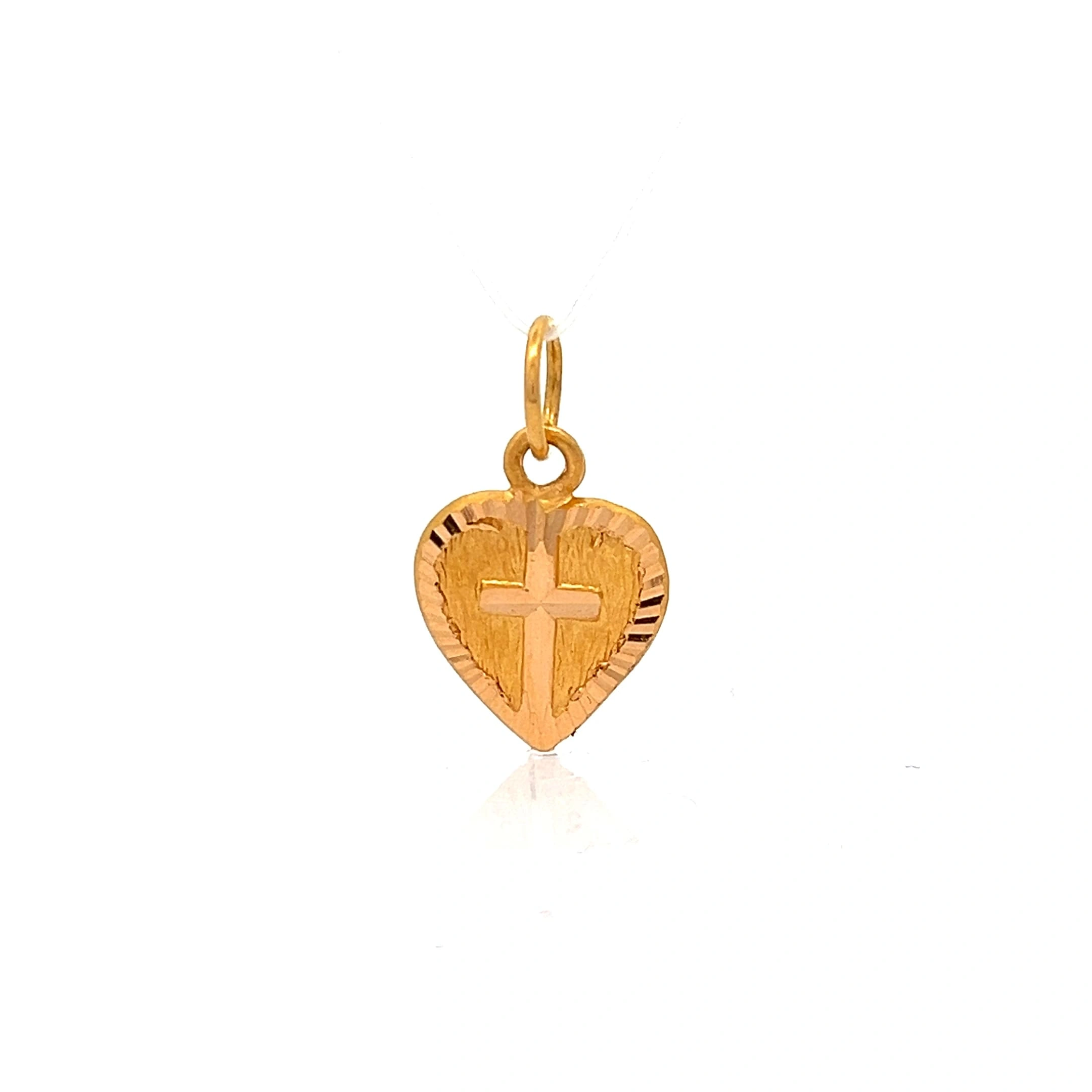 Cross of Love Pendant | Mustafa Jewellery Singapore