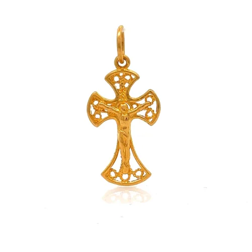 Sacred Cross Pendant | Mustafa Jewellery Singapore