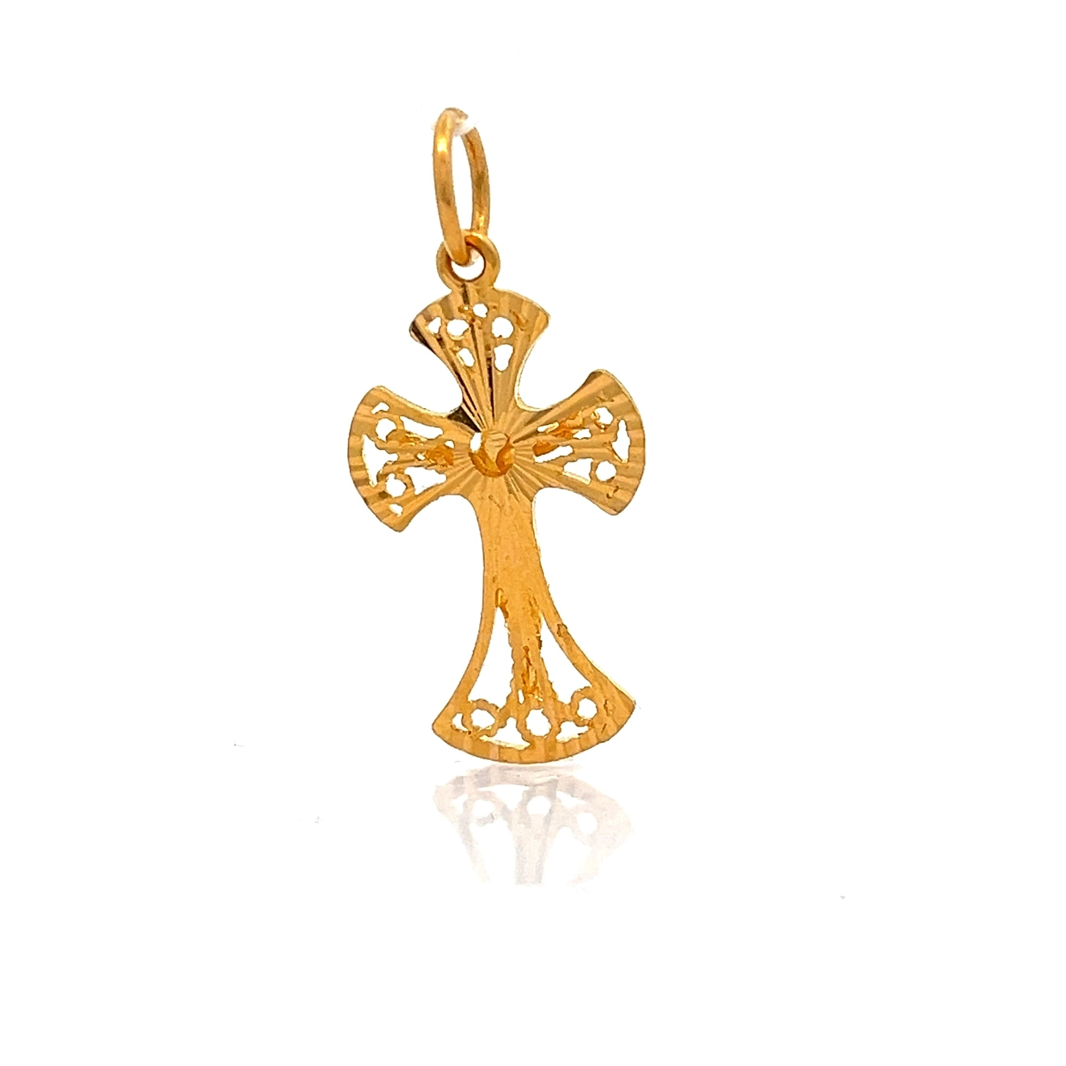 Sacred Cross Pendant - Back