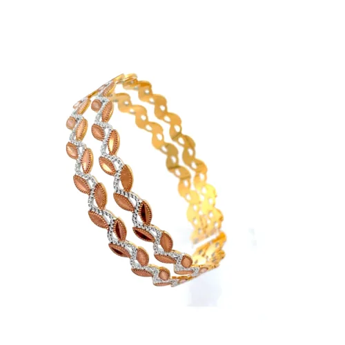 Golden Interlace Bangle - Left