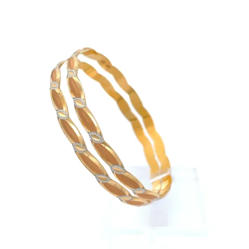 Luna Ripple Bangle - Left