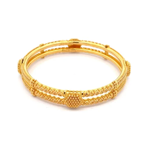 Artisan Etch Bangle | Mustafa Jewellery Singapore