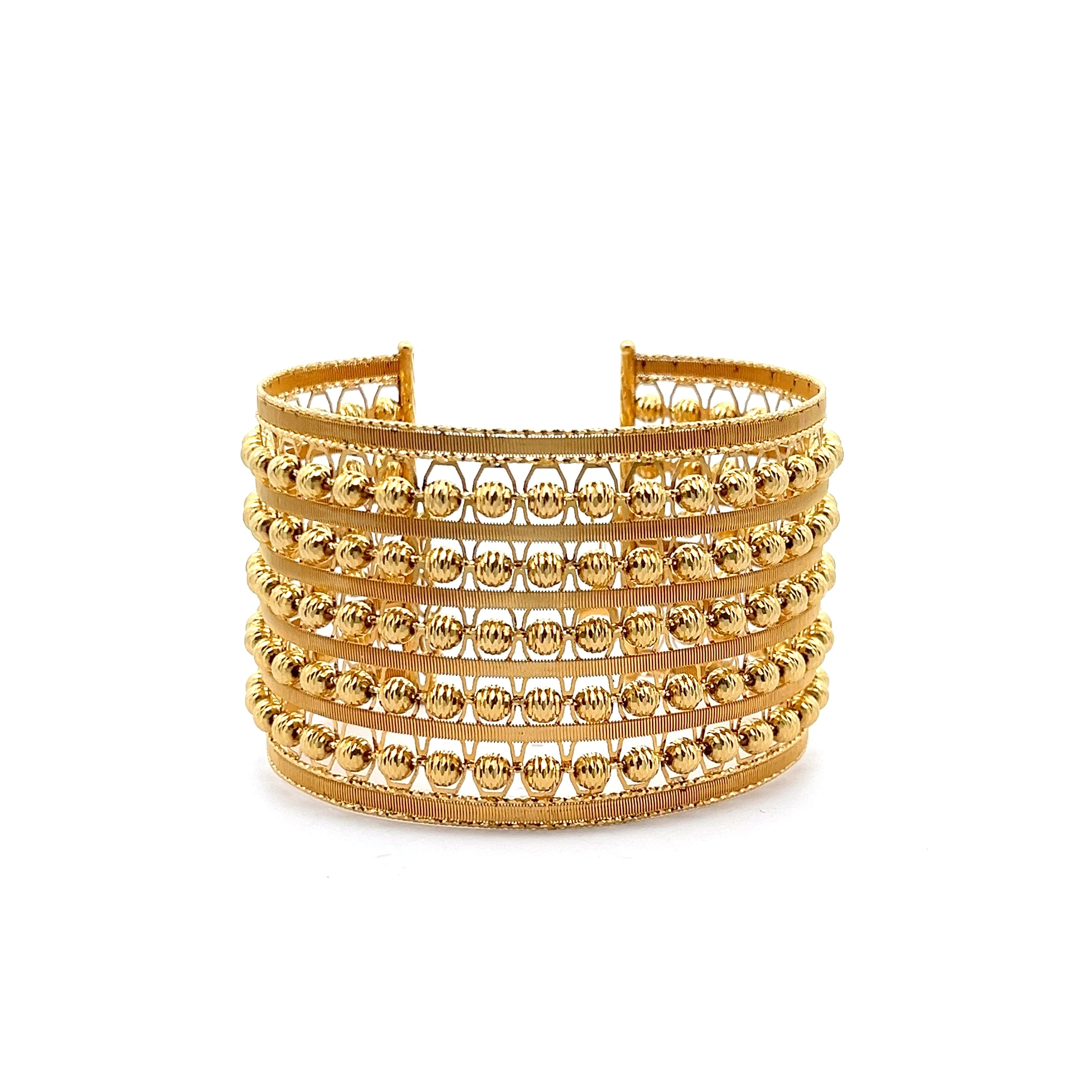 Grandeur Gold Bangle | Mustafa Jewellery Singapore