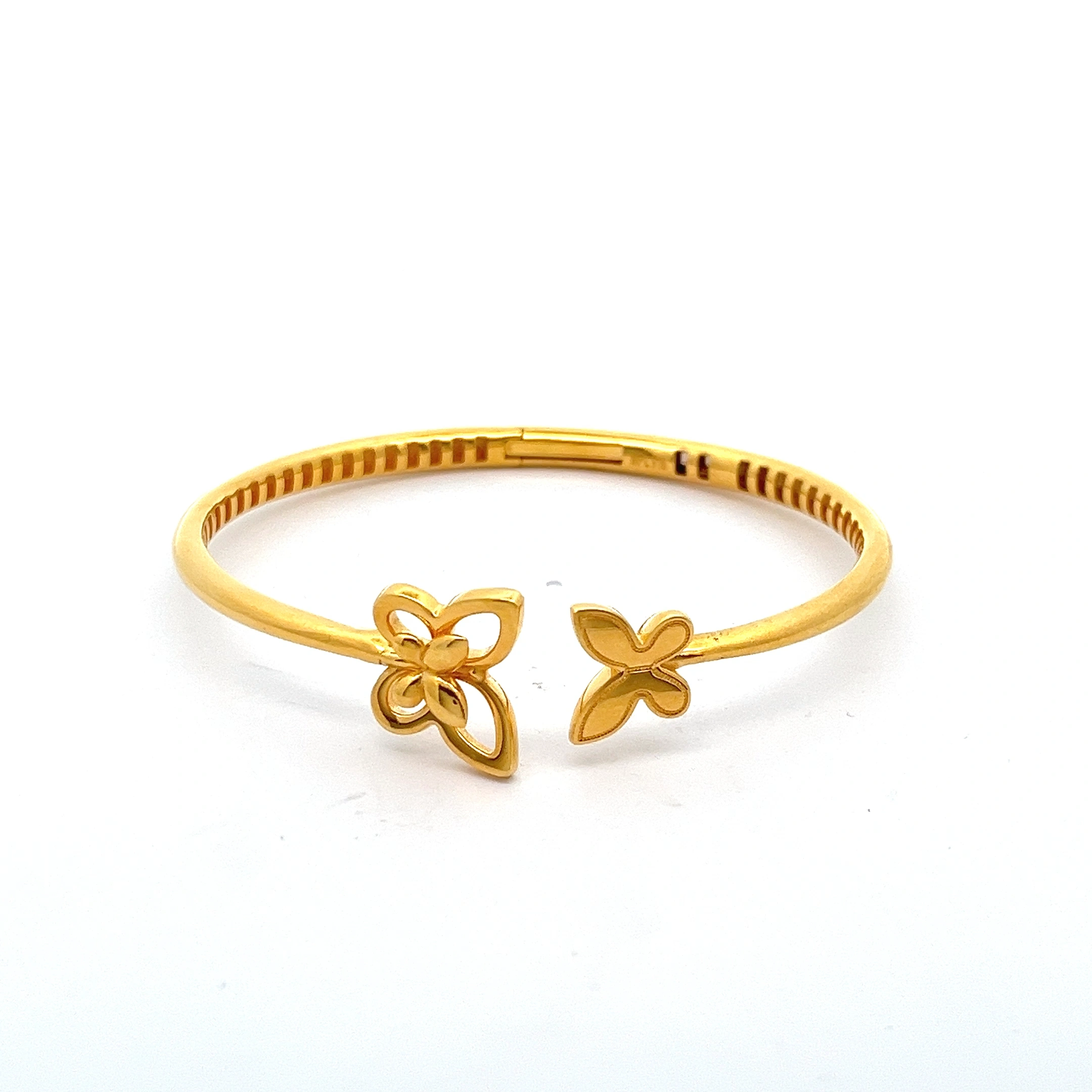 Twin Butterflies Bangle | Mustafa Jewellery Singapore