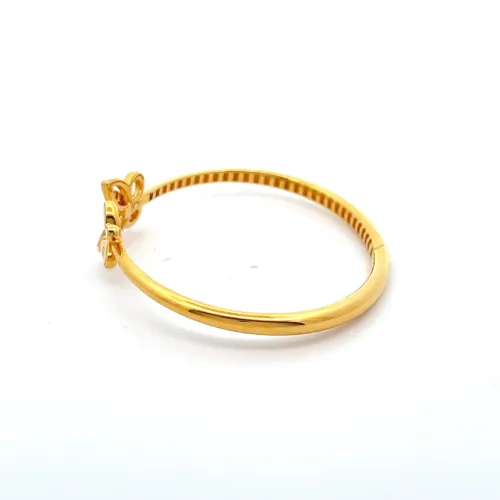 Twin Butterflies Bangle - Left