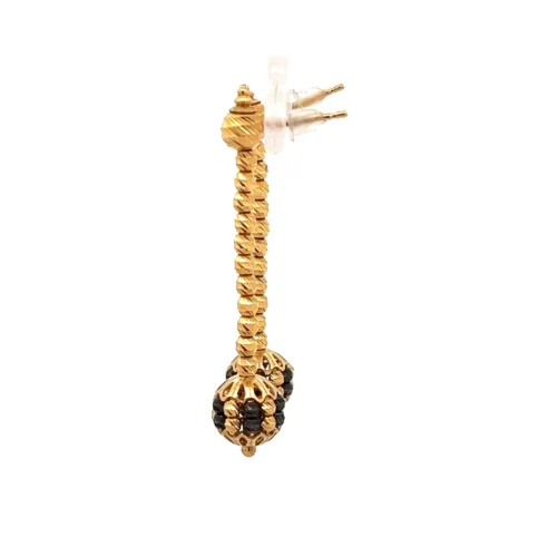 Ornate Droplet Earrings - Left