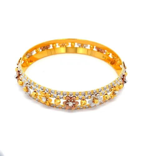 Floral Blossom Bangle - Left