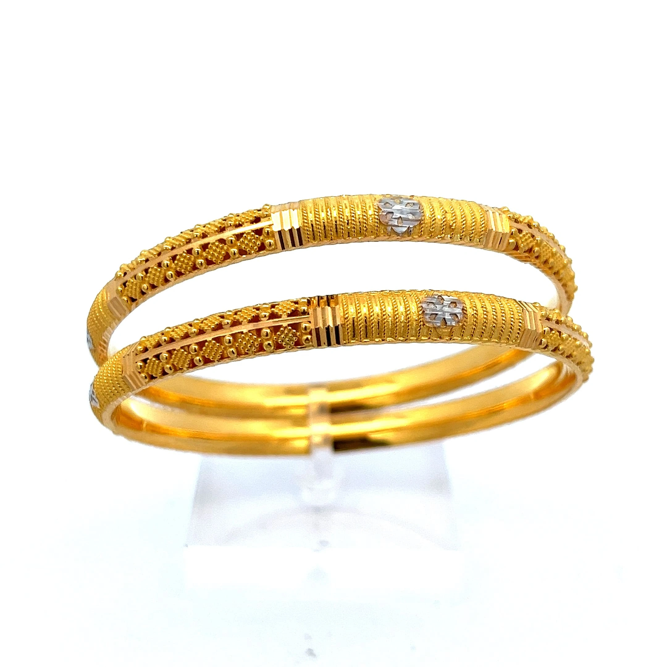 Majestic Duo Bangle | Mustafa Jewellery Singapore