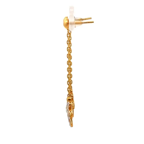 Daisy Dewdrop Earrings - Left