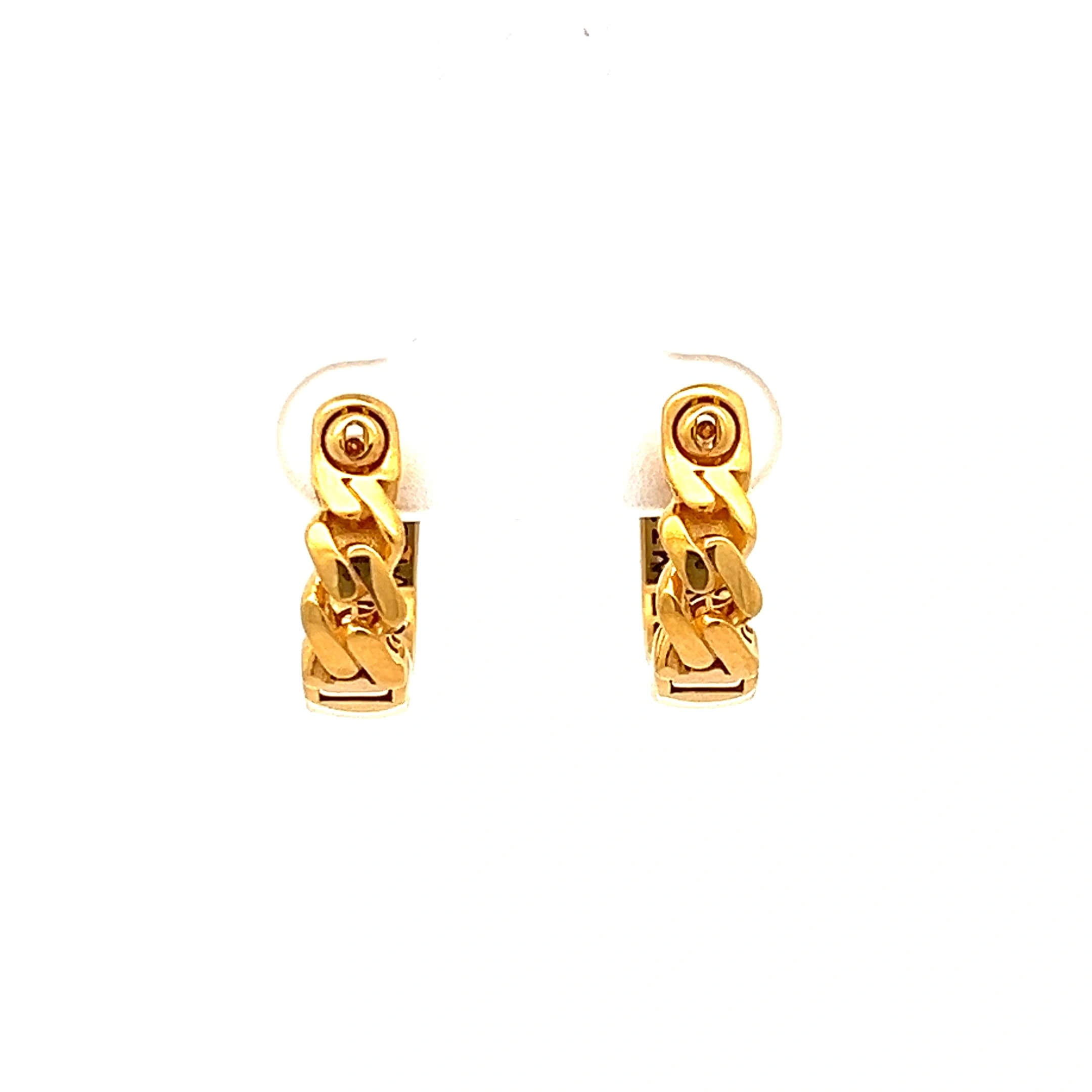 Cabled Curve Earrings | Mustafa Jewellery Singapore