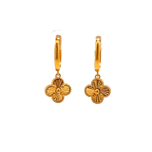 Clover Grace Earrings | Mustafa Jewellery Singapore
