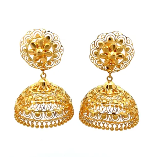 Lily Bloom Earrings | Mustafa Jewellery Singapore