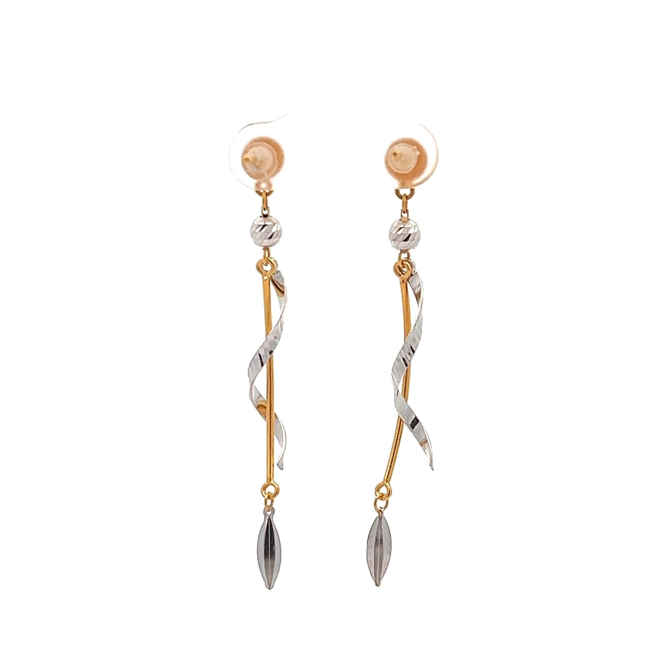 Poseidon Cascade Earrings - Back