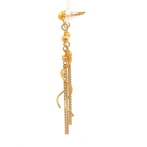 Golden Stream Earrings - Left