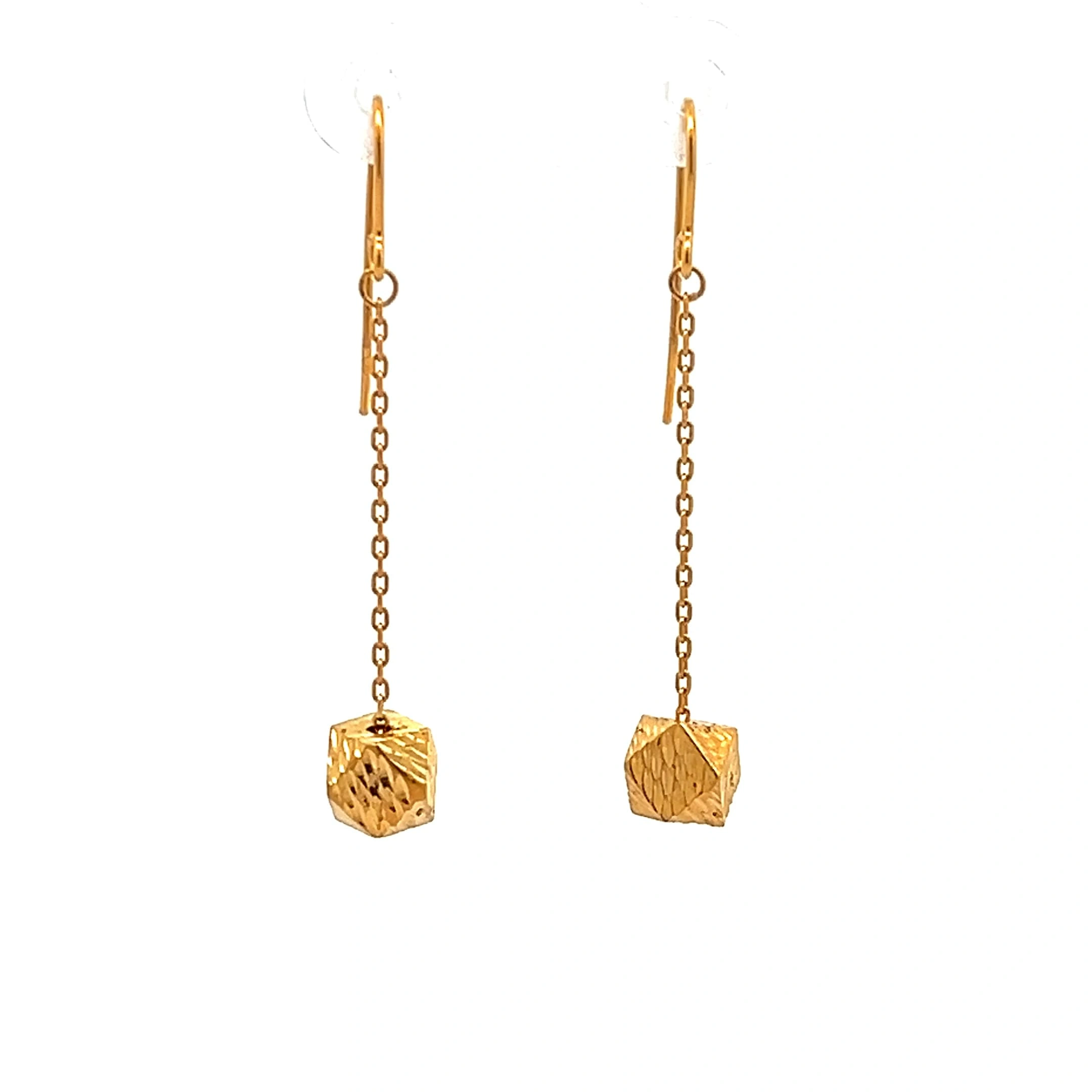 Zeus Link Earrings | Mustafa Jewellery Singapore