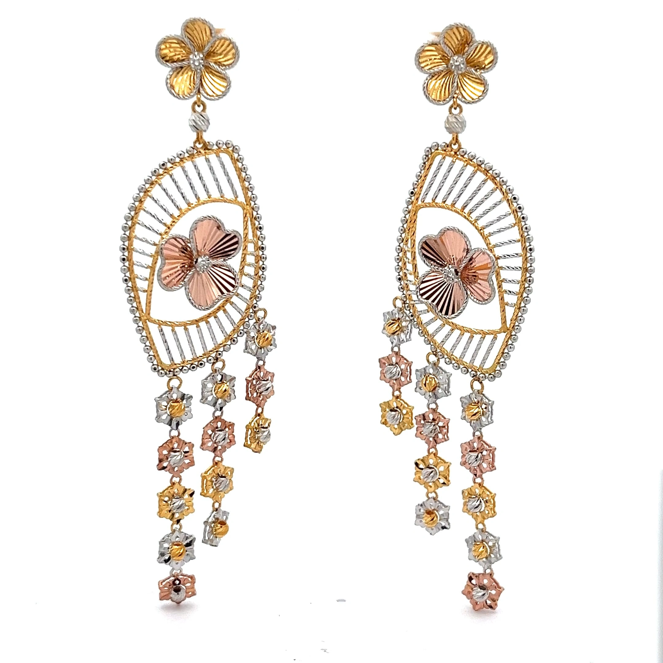 Aphrodite Petal Earrings | Mustafa Jewellery Singapore