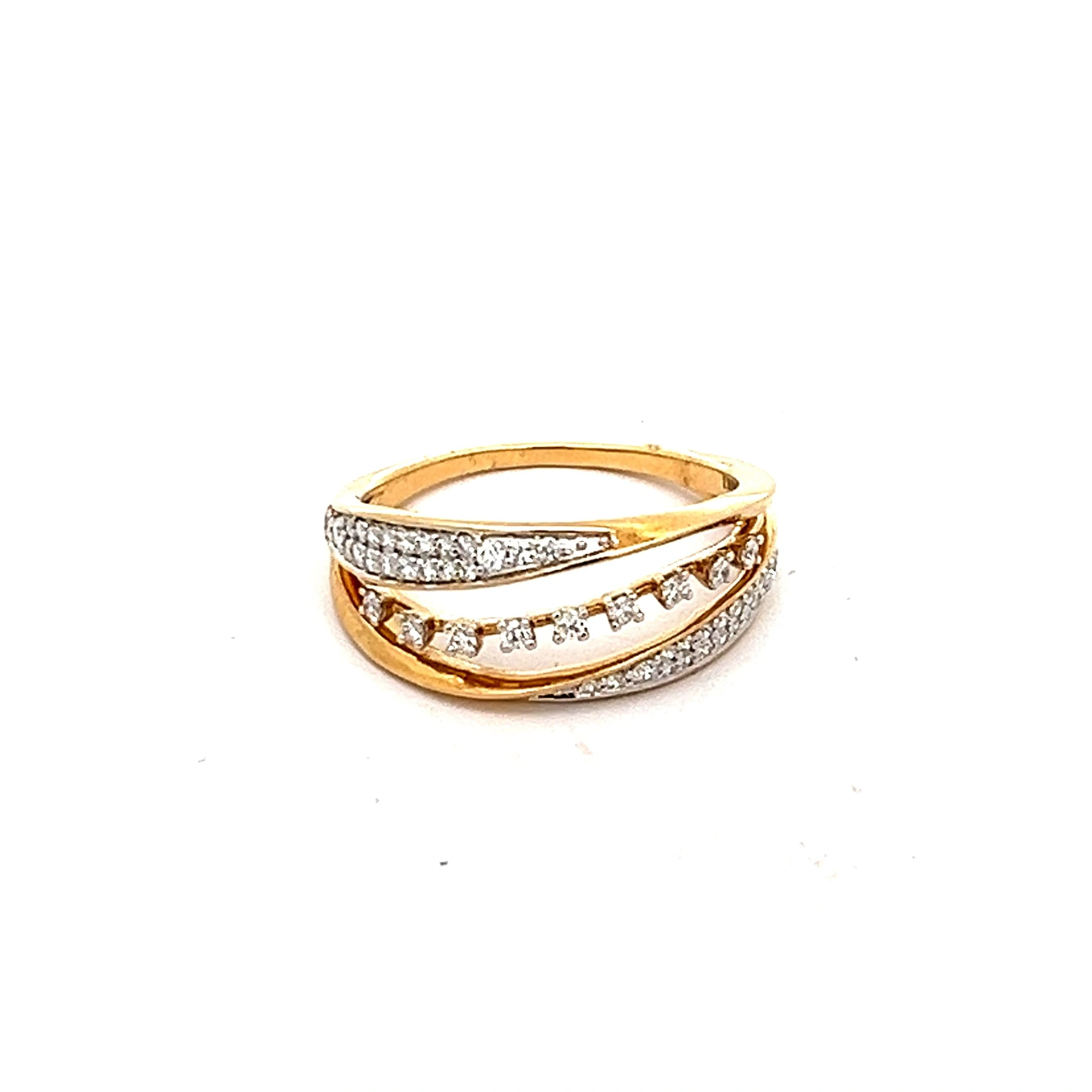 Eternity Wave Ring | Mustafa Jewellery Singapore