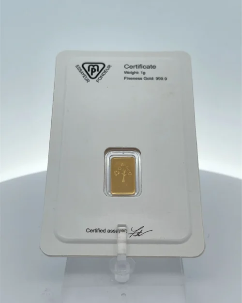 2g Metalor Fine Gold Bar