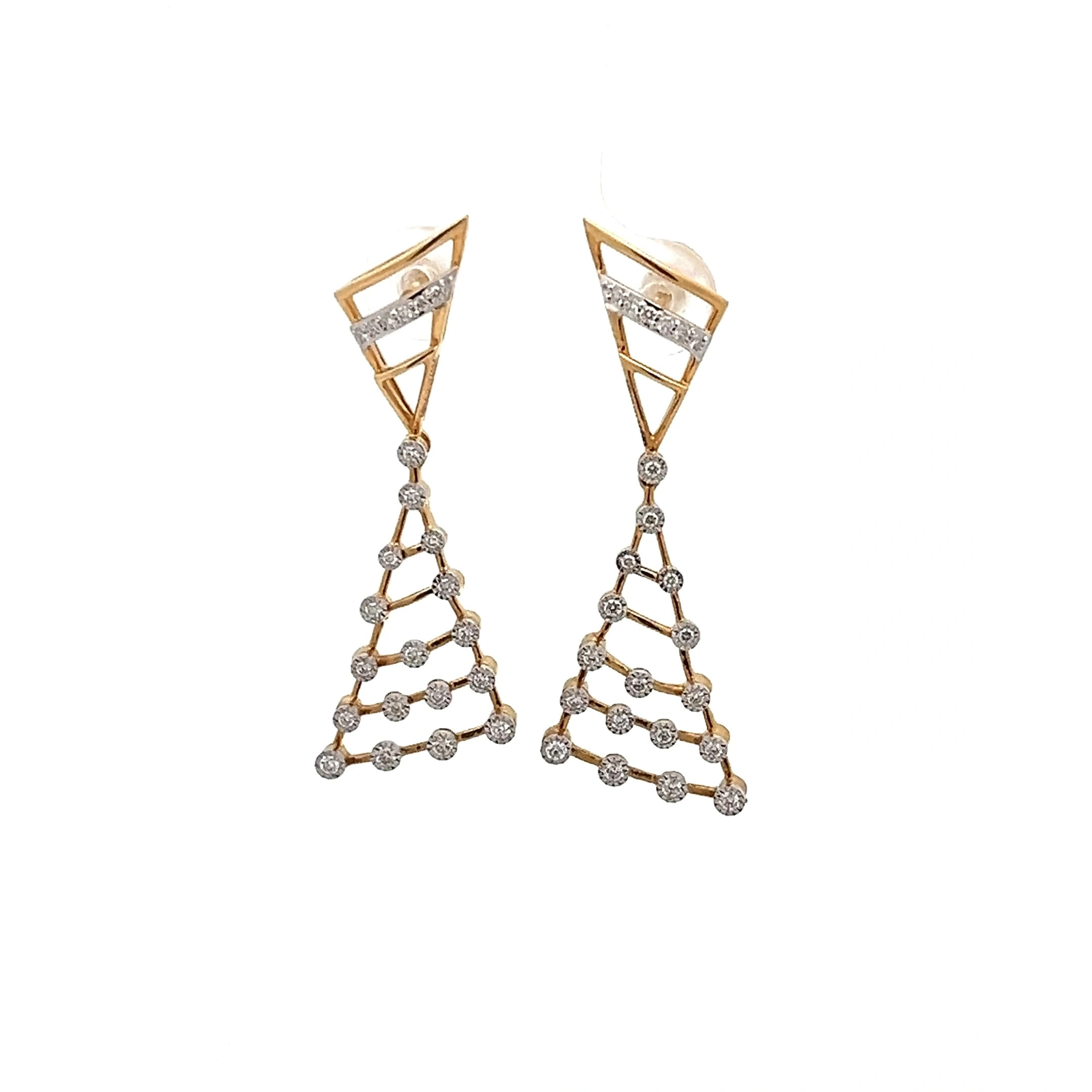 Dazzling Diamond Earrings | Mustafa Jewellery Singapore