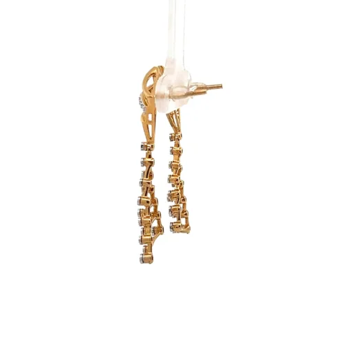 Dazzling Diamond Earrings - Left