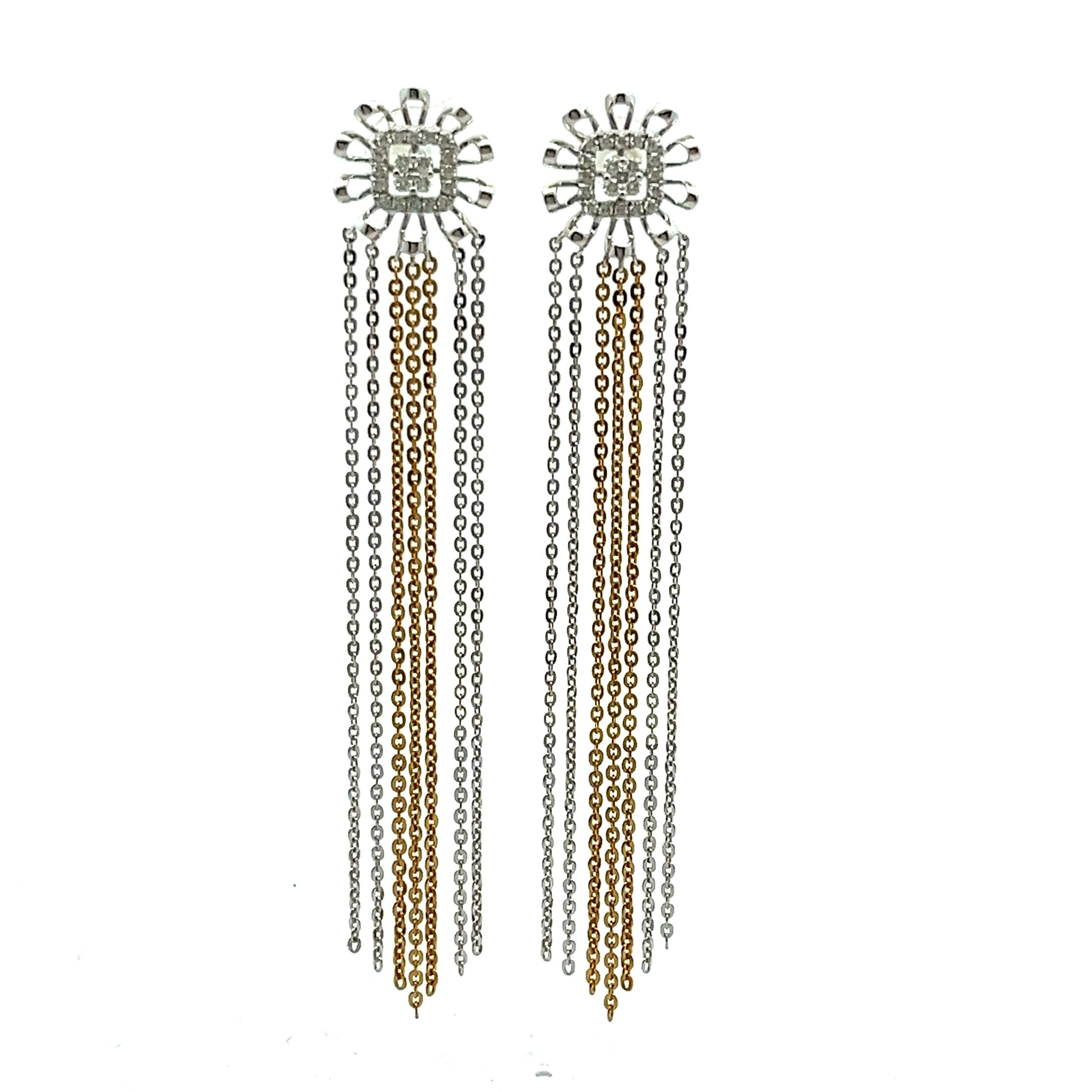 Fringe Waterfall Earrings | Mustafa Jewellery Singapore